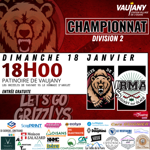 Match D2: Vaujany vs Anglet